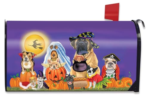 Briarwood Lane Trick or Treat Dogs Halloween Mailbox Cover