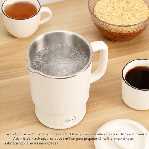 Hervidor eléctrico Yosoo Health Gear 600ml acero inox 600W miniatura 3