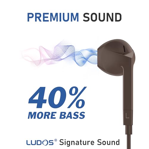 Image of LUDOS FEROX USB C Headphones for iPhone 17 16 15 Pro Max Plus Air iPad Pro, 5 Years Warranty, USB-C Earbuds for Samsung Galaxy S24 S23 Ultra S22 S21 FE S20 Z Flip 3 Fold 4 A53, USB Type C Earphones