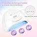 Imagen de JODSONE Lámpara LED UV para uñas con 30 cuentas de luz