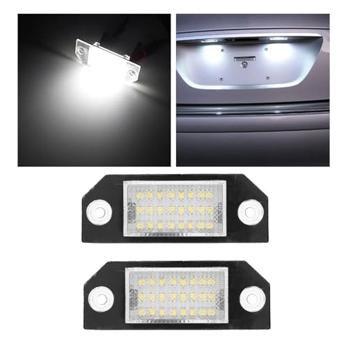 Luz de matrícula LED para Ford Focus y C-Max que soluciona placas oscuras y bombillas fundidas 4