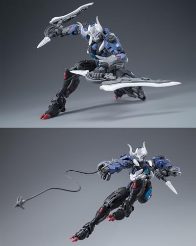 Image of Pipigirl Genuine License Plastic Model Action Figures Kits, Flame Soul Emperor of Flame, 8.66in Mecha Model, 1:100 Collectible Easy to Assemble Action Figures