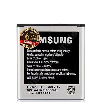 Image of EB585157LU Battery for Samsung Galaxy Grand Quattro i8552 i8530 Battery with 6 Month Warranty**** (O87)