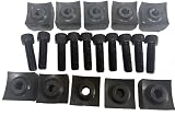 10 Pack Forestry MULCHER Teeth with Bolts for GIYI Future Chinese Made MULCHERS 12MM