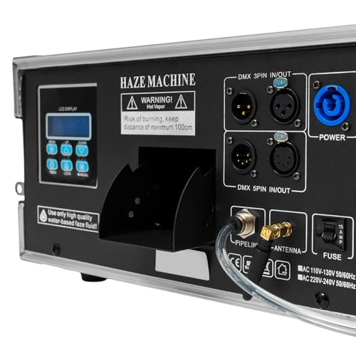 Máquina de humo portátil 1500W alta potencia con control remoto y tanque de 3L para efectos de escenario, fiesta y boda miniatura 2