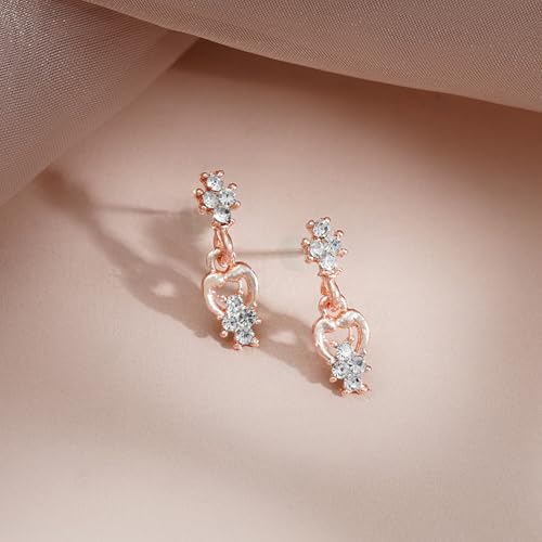 Image of Rubans Necklace Set American Diamond Cubic Zirconia Jewellery Gift for Women & Girls