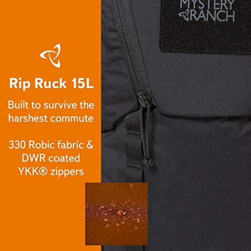 Mystery Ranch Rip Ruck 15-Black Everyday Companion Bag #TOP2