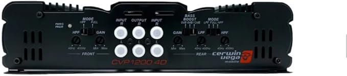 Amplificador de Audio para Auto Cerwin-Vega Mobile CVP1200.4D 1200W miniatura 6