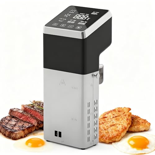 ZHJOPP Sous-Vide-Gerät, leistungsstarke Umwälzpumpe, 1600W kommerzielles Sous-Vide-Gerät für Hobbyköche und Einsteiger