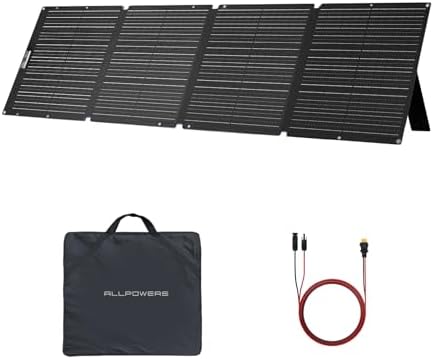 ALLPOWERS SOLAX SE200 200W Portable Folding Solar Panel,High-Effi...