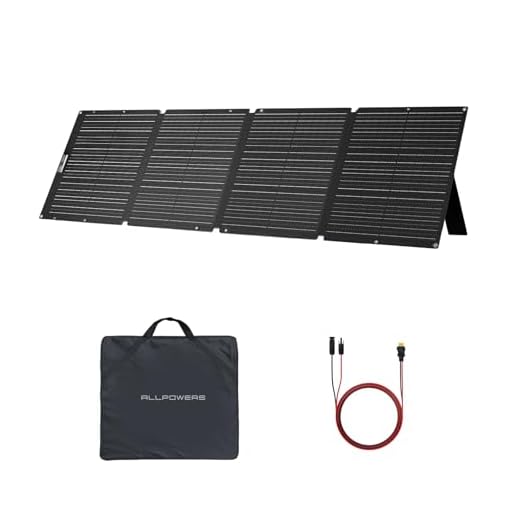 ALLPOWERS SP033 200W Portable Solar Panel 18V Foldable Solar Panel Kit