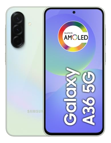 Image of Samsung Galaxy A36 5G Ai (for Tmobile Mint Tello & Global) (128GB + 8GB) NFC Version Latina Unlocked SM-A366E /DS 6.6 inch 120Hz 50MP Triple (Awesome Lime SM-A366ELGDTPA)