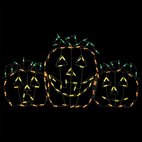 Productworks 90080_Myt Pro Line Steel Framed Animotion Pre-Lit Led Jack-O-Lanterns Halloween Yard Decoration Pumpkins With Light Speed Controller #TOP4