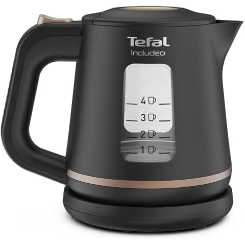 Tefal KI533840 1L Electric Kettle, Black Cover
