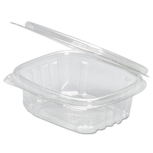 ® Hinged Deli Containers by Genpak – 24.0 ounces, Plastic, Pack of 200, Model AD24F