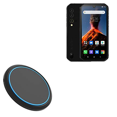 Charger for Blackview BV9900E (Charger by BoxWave) - SwiftCharge PowerDisc Wireless Charger (15W) with Wireless Chargers That Require QC3.0 minicube, Qi Wireless 15W Circular Desktop Charger