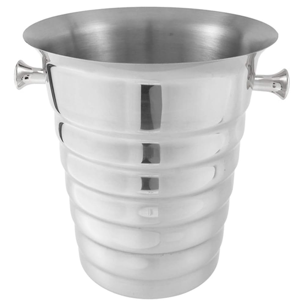 IJSDNVJNDX Stainless Steel 5L Ice Bucket for Wine, Beer, Champagne-Perfect for Bars, Restaurants, Hospitals Hotel