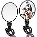 HQdeal Specchietto Retrovisore Bici,2Pcs Specchio Retrovisore Convesso Regolabile 360, Adatto per Bicicletta e Bici elettrica