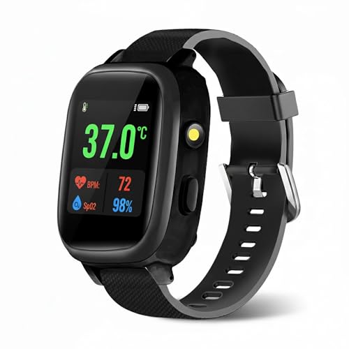 Image of sekyo Secura 4G Elder Smartwatch for Safety | SOS Button, GPS Tracking | Health Monitoring, Heart Rate, Steps, Calories | Whatsapp & Video Calling | Medication Reminders Control App