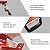 Homeon Wheels Foldable RV Step Stool, Portable Aluminum Platform with Anti-Slip Safety Surface and Handles, Adjustable Height Folding Steps Support Up to 1000 lbs, 16.5" x 11.8", Red