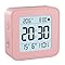 LATEC Alar Clock Bedside Battery Powered LCD Digital Clock With Date
