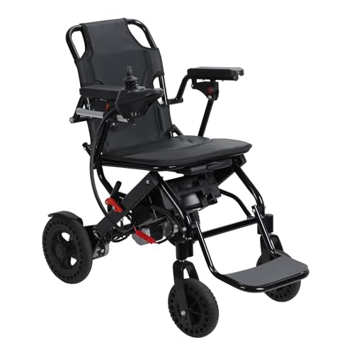 Lightweight Electric Wheelchair for Adults - Foldable Portable Motorized Chair