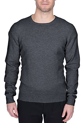 State Fusio Men’s Basic Crewneck Sweater 100% Merino Wool Classic Long Sleeve Pullover4