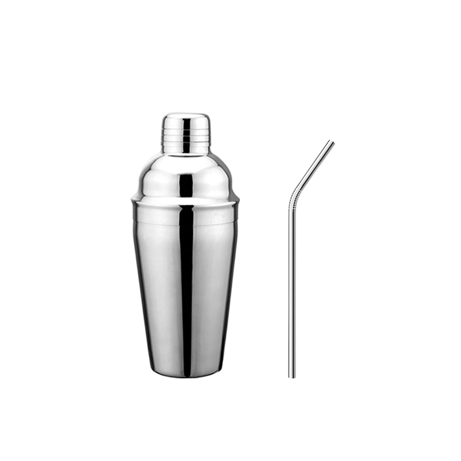 Coctelera de cóctel kit de bartender Coctelero de cócteles con acero inoxidable Kit de bartending coctelera de cóctel con colador de bebidas incorporada Beber Shaker Ideal para Bar, Hogar Mezclar Bebi