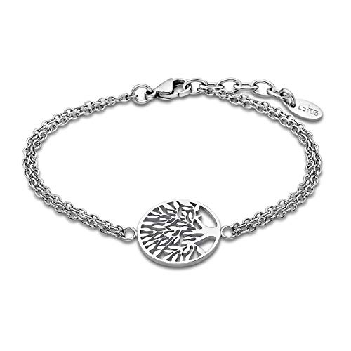 Lotus Style Acero Inoxidable Pulsera LS1898 – 2/1 Mujer Joyas Plata d2jls1898 – de 2 1