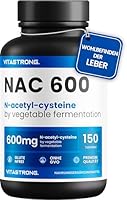 NAC N Acetyl Cystein aus Pflanzenfermentation, Vorstufe von Glutathion, NAC Supplement N-Acetyl L-Cystein 600mg, 150 Vegan Tabletten N Acetylcystein (1 pro Tag für 5 Monate), Alternative zu Kapseln