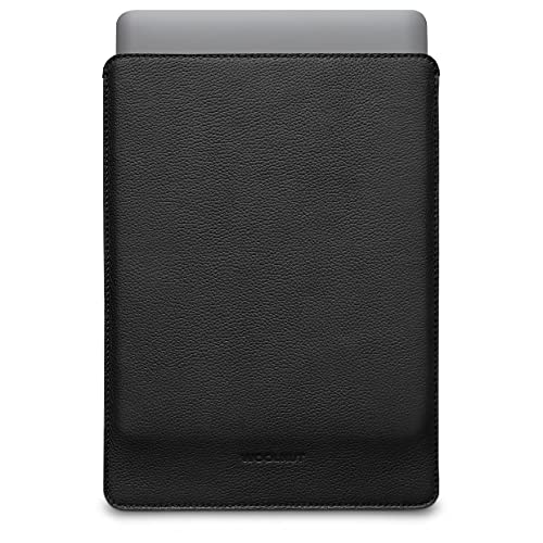 Get Discount 70% Price Woolnut Leather Sleeve for 13-inch MacBook Air (Old model) - Black