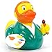 Yarto Famous & Historical Rubber Duck Bath Toys | Educational | Child Safe | Tested for Ages 0+ | Collectable | Party Favors | Cake Toppers (Vincent Van Gogh)