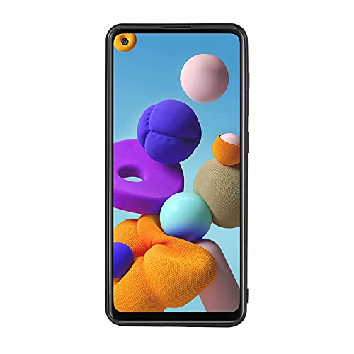TTNAO Hoesje voor Samsung Galaxy A21S,Retro Stijl Premium Olie Wax Lederen Siliconen Case Zacht TPU Volledige… - Afbeelding 4