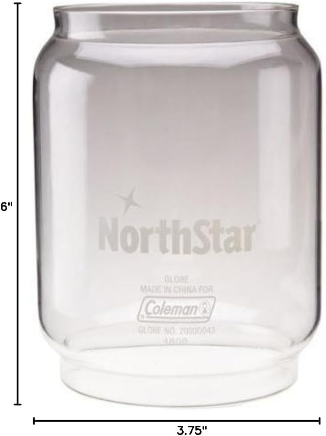 Coleman Max Northstar Lantern Globe Fits Models 2000, 2500, 2600