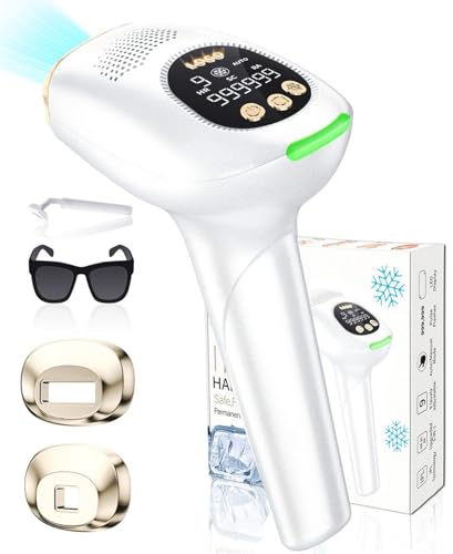 Sllic® Hair Removal Device, 999,999 Flashes Sllic Classic Hair Removal Device for Women and Men, Painless Ice Cooling, LCD Display With Auto & Manual Mode, Skin Rejuvenation Mode, At Home Usage.