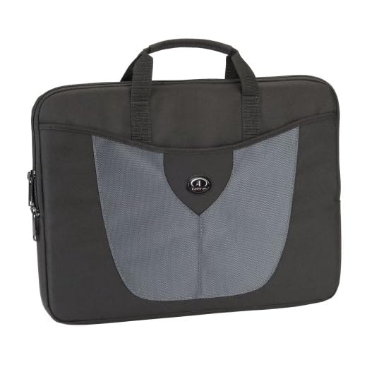 Tamrac Borsa Superleggera per PC con Schermo Fino a 15.4 Pollici, Nero/Grigio