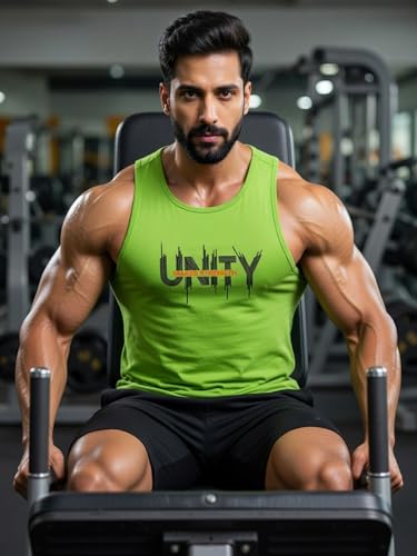 Image of 3Colors Men's Active Sleeveless Polyester Tank Top- Cool and Comfortable Workout wear, Dry fit Gym Vests - Unity