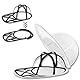 OYIWINMI Cap Waschmaschinen Form, Cap Washer für Baseballmützen, Basecap Waschgestell für Waschmaschine oder Geschirrspüler, Zusammenklappbares Kappen Waschgestell für Baseballkappen Cap