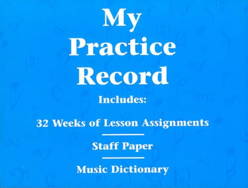 My Practice Record Piano Lesson Journal | Hal Leonard Student Piano Library | Music Practice Log Book for Students and Teachers | 32 Weeks of Assignments Goal Tracking and Progress Notes image 3