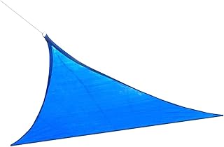 Gogogmee Pátios De Vela Ao Ar Livre Guarda-Sóis Triângulo Guarda-Sol Bloco UV Vela Guarda-Sol Pendurado Vela Vela Proteção Solar Azul Proteção Solar Guarda-Sol Pano Guarda-Sóis Para Pátios