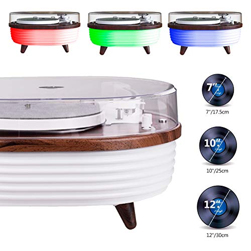 Lauson TT238 Platine Vinyle Vintage Design avec Haut-Parleurs Stéréo Intégrés | Bluetooth et lumières LED intégrées… - Les Beatles, Paul McCartney, John Lennon, RIngo Starr, George Harrison Lauson TT238 Platine Vinyle Vintage Design avec Haut-Parleurs Stéréo Intégrés | Bluetooth et lumières LED intégrées… – Image 4