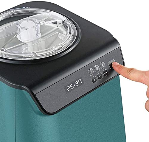 Ice Cream Makers Eismaschine Eismaschine, kleine automatische Produktion von Fruchteis, Mini-Gelato-Sorbet-Joghurtmaschine, Kompressorkühlung mit LED-Anzeige, einfache Bedienung – Bild 5