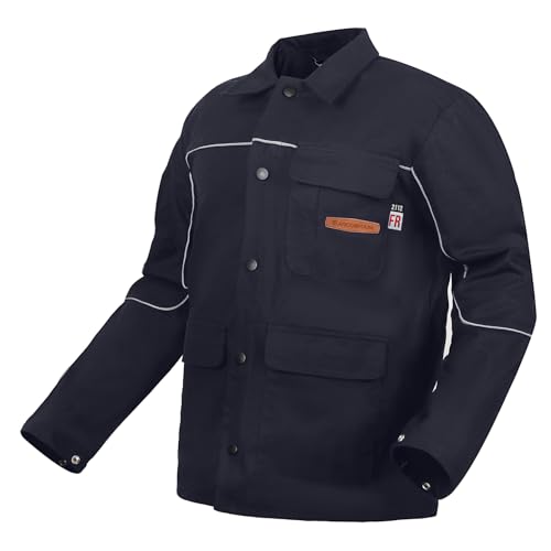 Image of ARCCAPTAIN Welding Jacket, 11oz Flame Resistant Cotton Welding Jackets