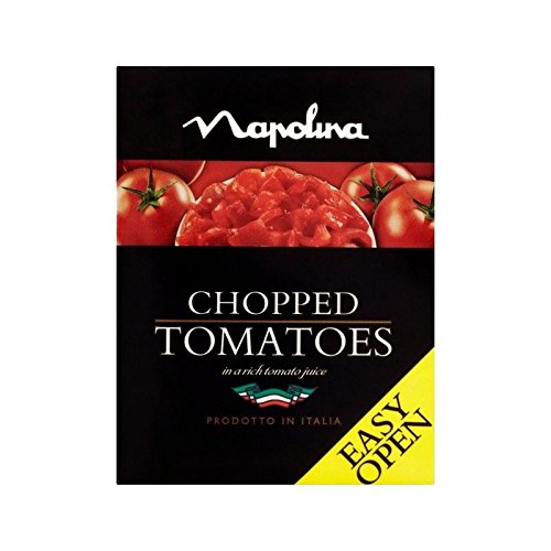 Napolina Chopped Tomatoes Carton 390g - (Pack of 2)