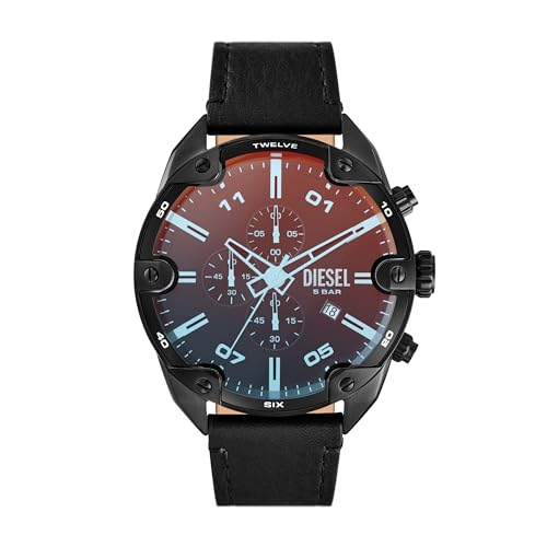 Consejos para Comprar Reloj Disel los 5 mejores. 47 Diesel Reloj modelo: dz4667 spiked de piel en color negro para hombre