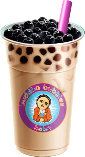CAFE LATTE (Coffee) Boba/Bubble Tea Drink Mix Powder By Buddha Bubbles Boba 10 Ounces (283 Grams)