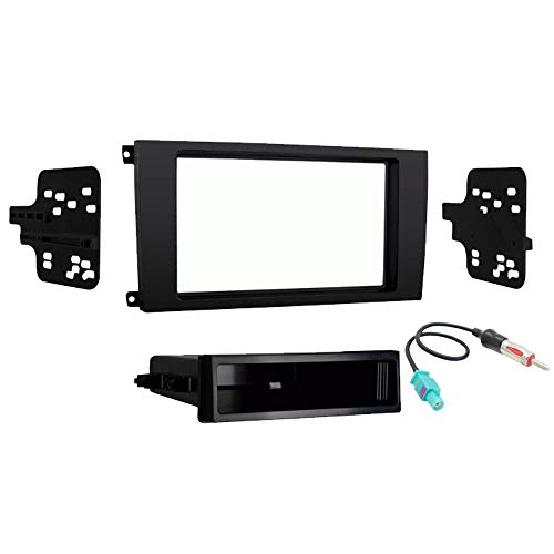 Harmony Audio Compatible with Porsche Cayenne (955) 2003 2004 2005 2006 Single Double DIN Stereo Radio Install Dash Kit