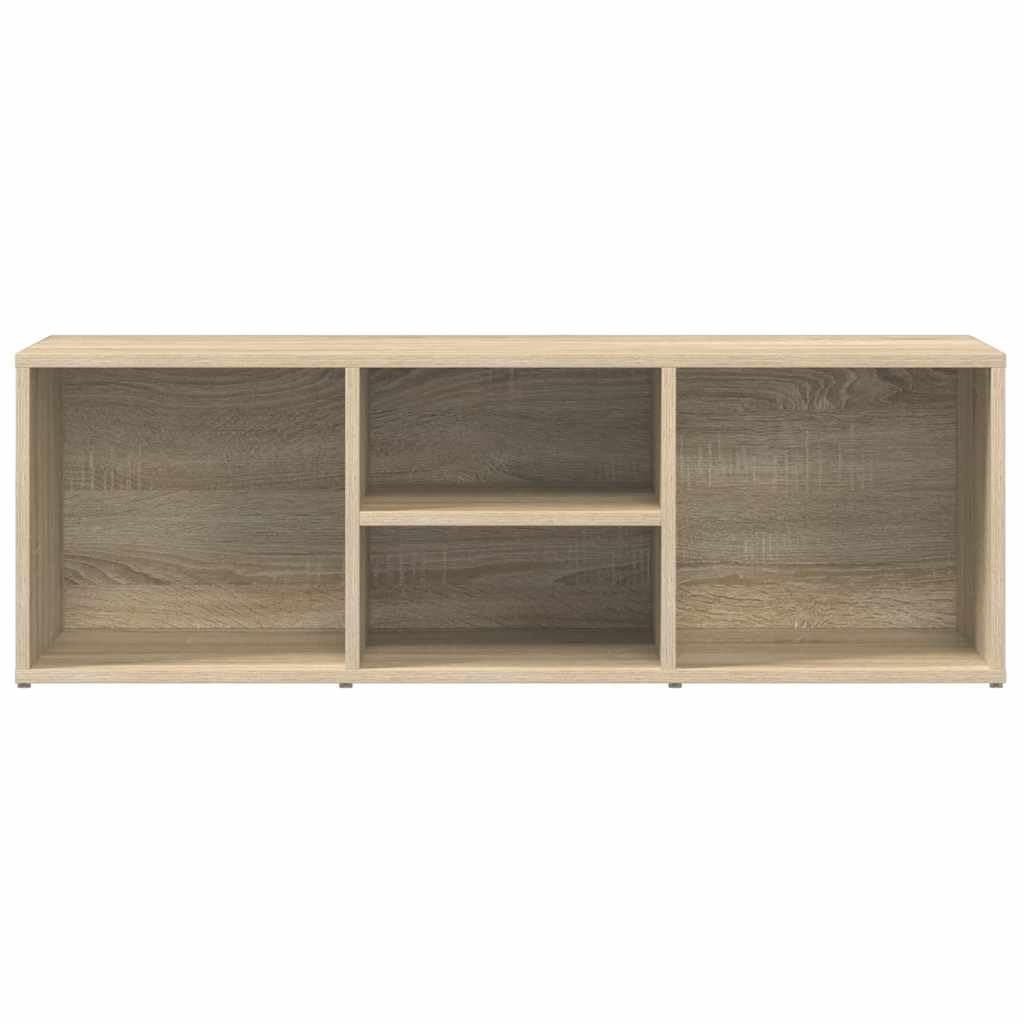 Szafka na buty, dąb Sonoma, materiał drewnopochodny, 105 x 35 x 35 cm, z 4 półkami, ławka do siedzenia, korytarz, garderoba, regał na buty, organizer do przechowywania