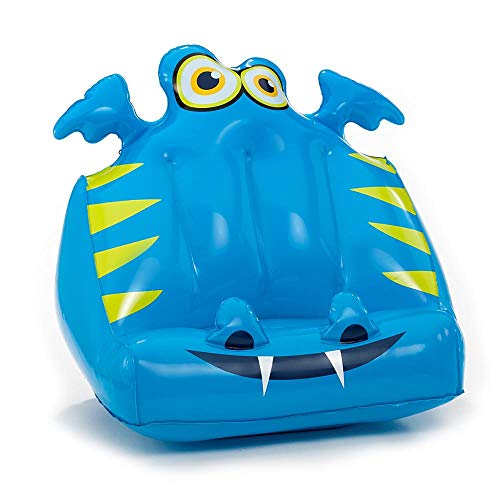 Bookmonster Air Darlie - blau - Lesekissen: Aufblasbares Lesekissen für Bücher und Tablets