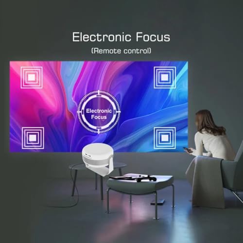 Image of X1 Android 13 Projector, Ultra Bright 7750 Lumens | 1080P, 4K Support, Rotatable Design | Auto & 4D Keystone with Netflix, Prime | WiFi 6 & BT | Screen Mirroring | 720P Native